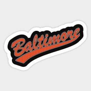 Baltimore Sticker